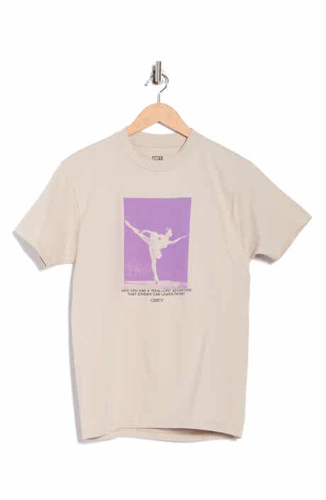 Obey Real Life Cotton Graphic T-Shirt