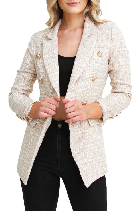 Princess Polly Tweed Blazer