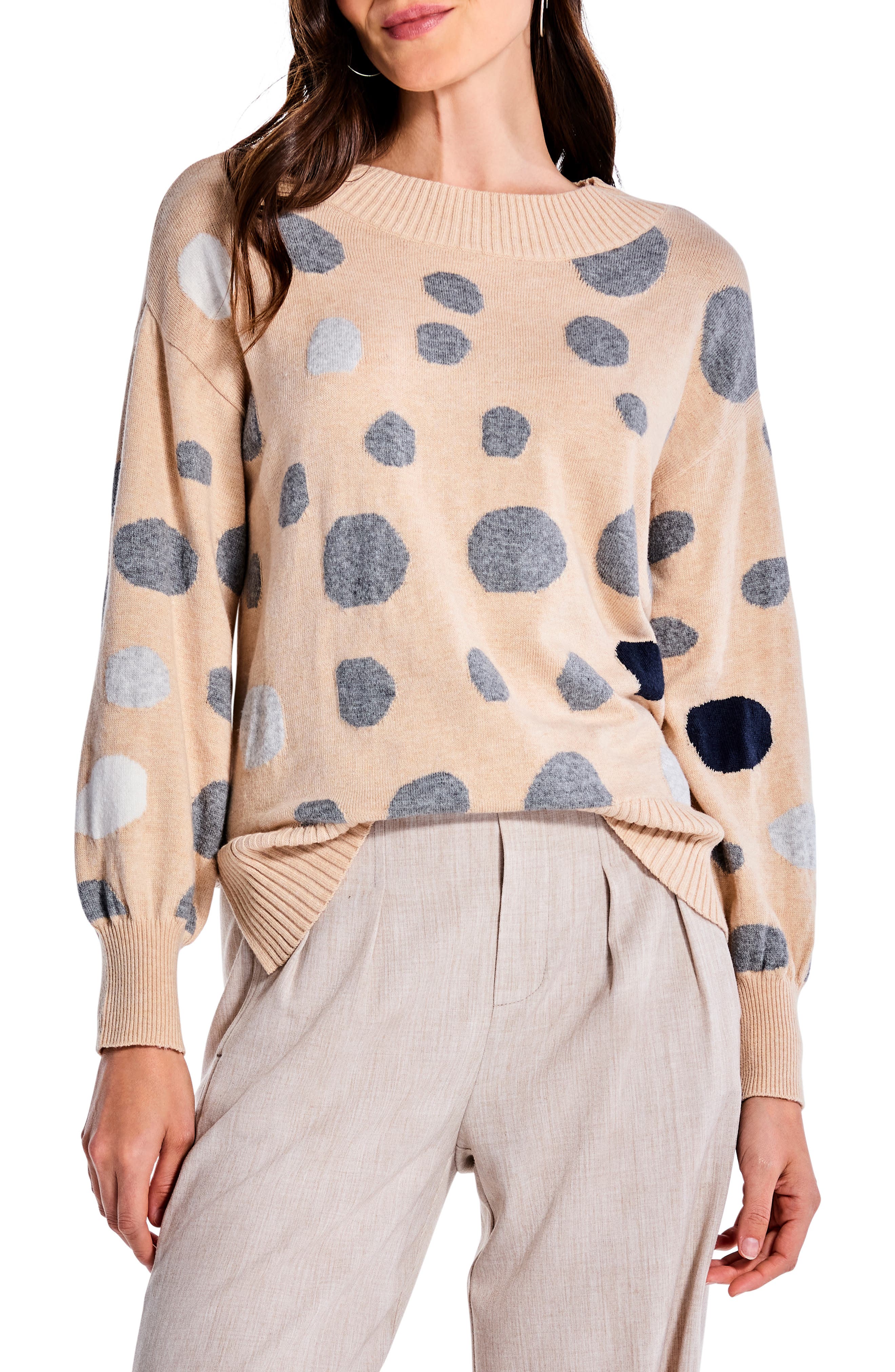 NIC+ZOE Sweet Spot Cotton Blend Sweater