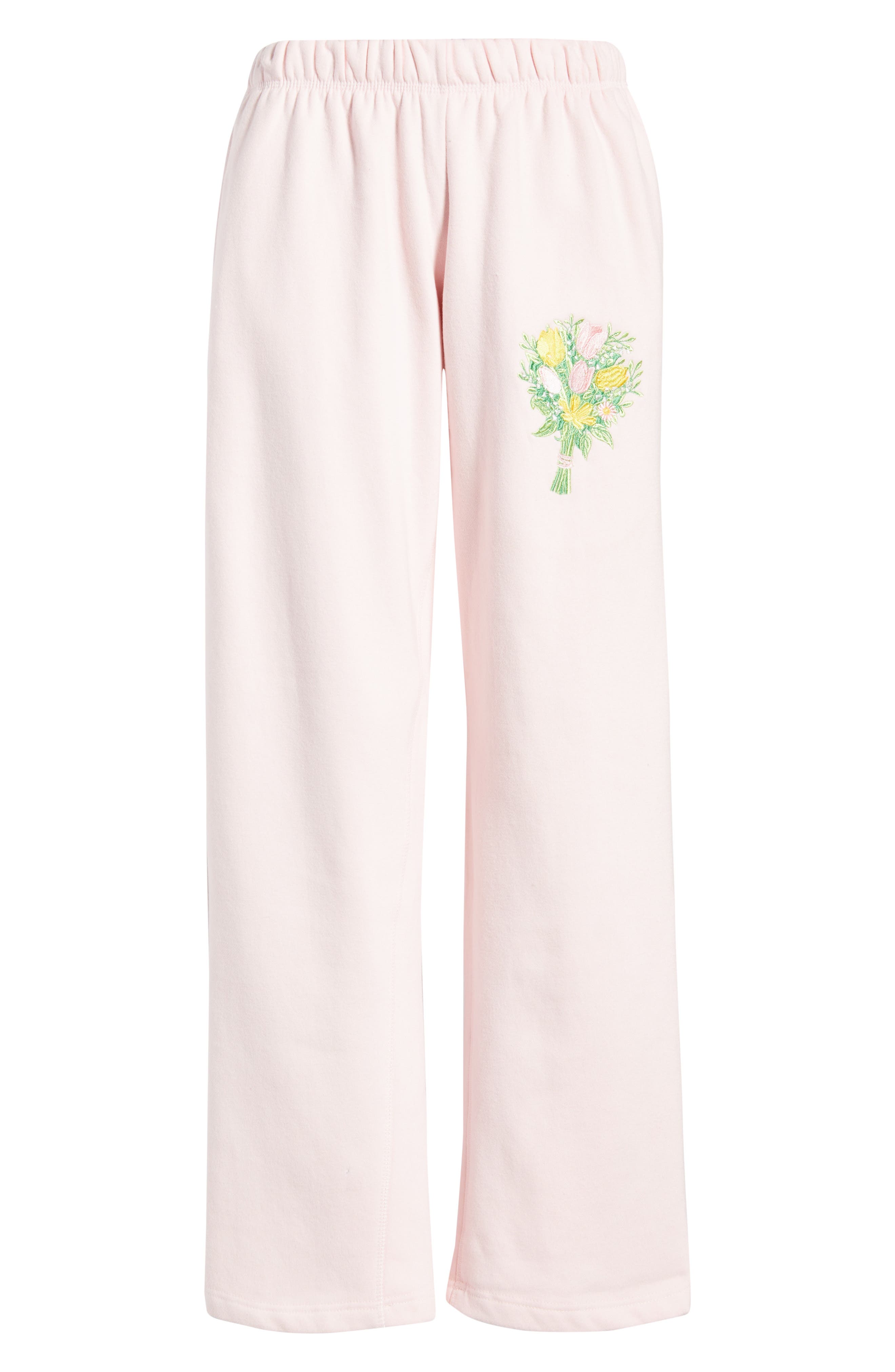 HAPPY CAMP3R Sit with Us Embroidered Graphic Sweatpants (Women) | Nordstrom