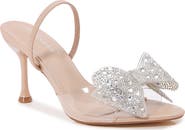 BERNESS Fonda Crystal Embellished Bow Sandal