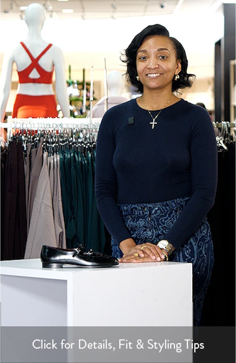 Violet Two Band Mary Jane Flat, sales video thumbnail