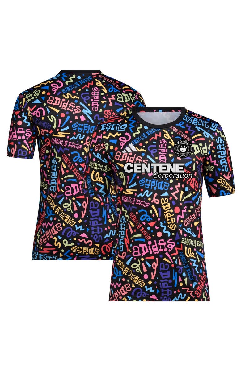 adidas Men's adidas Black Charlotte FC 2023 Hispanic Heritage Pre-Match Top, Main, color, Black