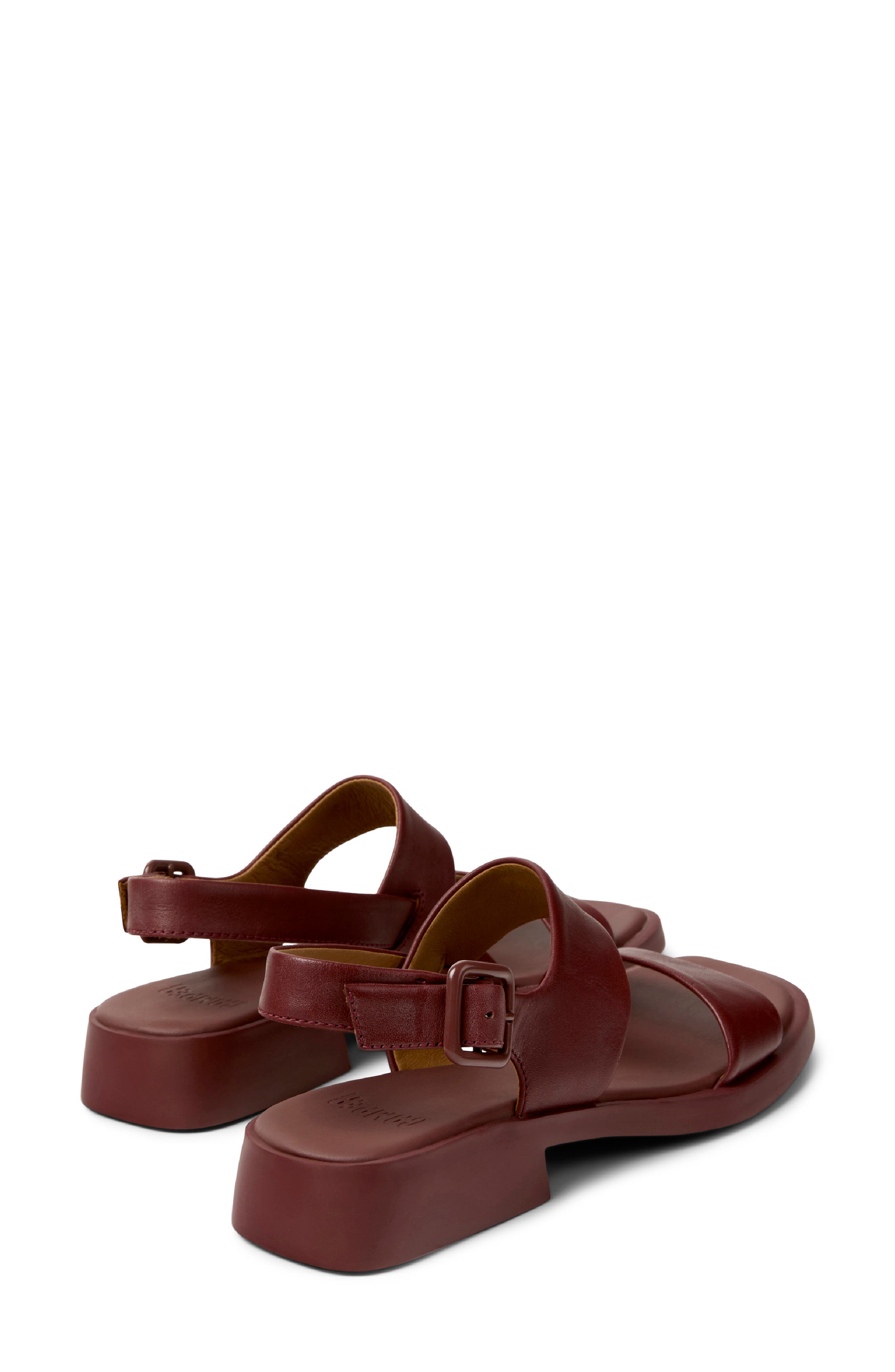 Dana Sandal, Alternate, color, BURGUNDY