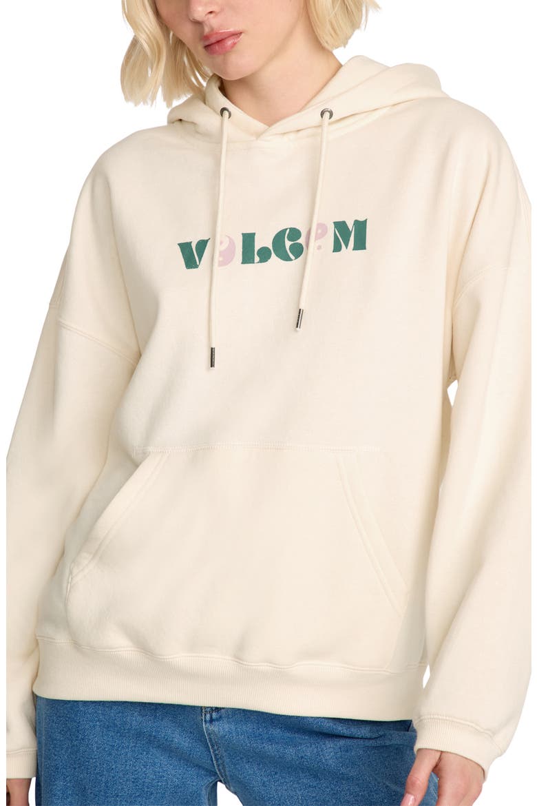 Stone Art Up Graphic Hoodie, Alternate, color, BONE