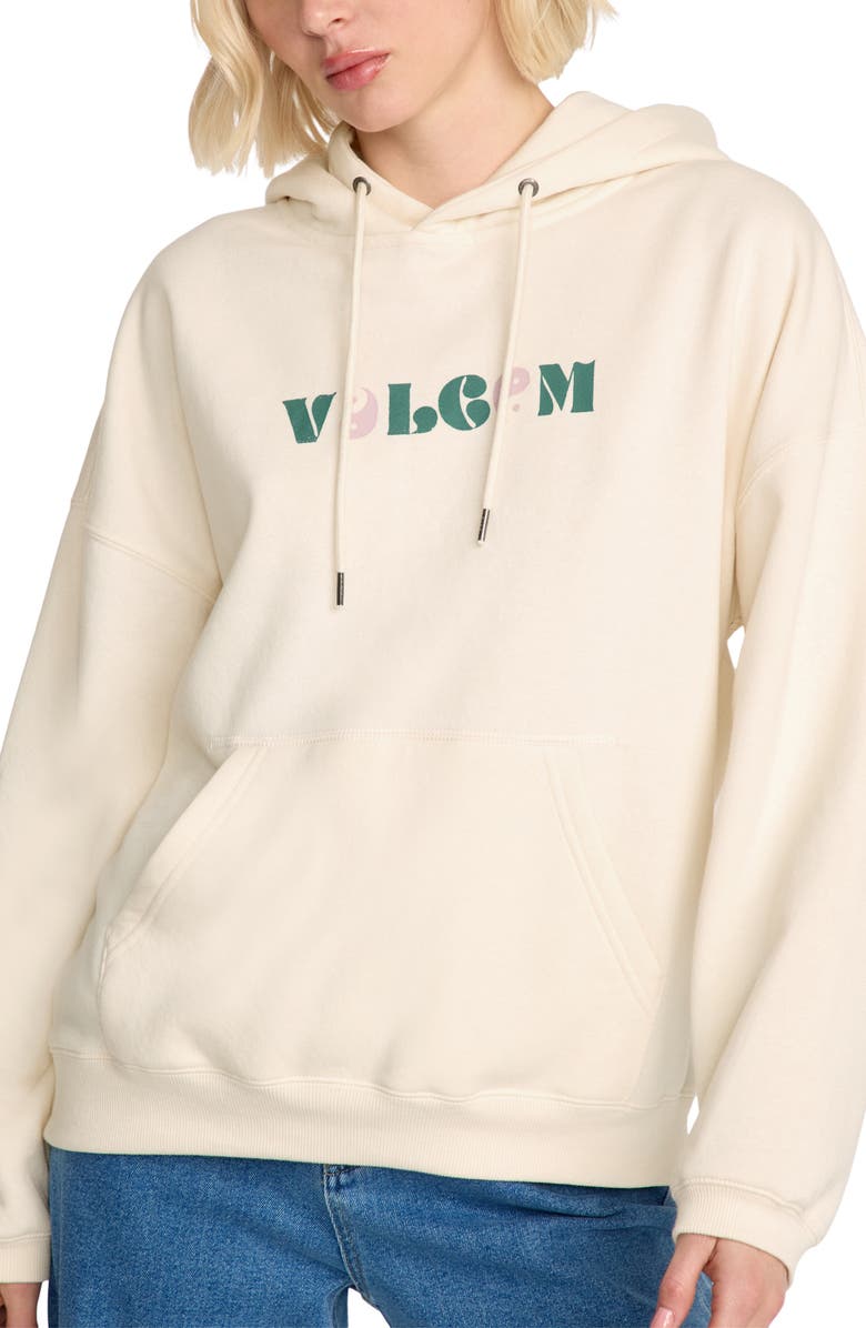 Volcom Stone Art Up Graphic Hoodie, Alternate, color, Bone