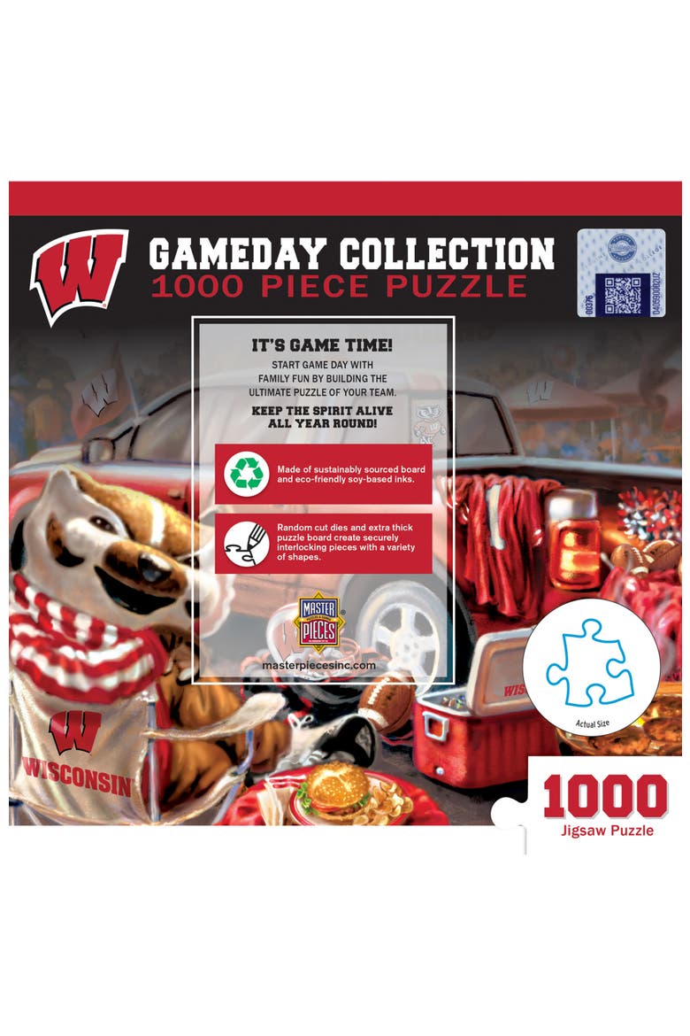 Wisconsin Gameday 1000 Piece Puzzle, Alternate, color, Multicolor