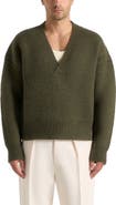 Manière De Voir Chad V-Neck Wool Knit Jumper