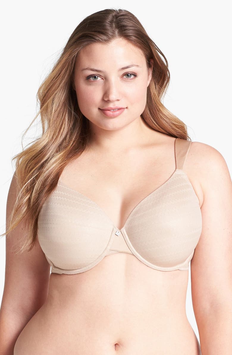 Natori N Natori 'Conceal' Full Figure Underwire T-Shirt Bra, Alternate, color, Cafe