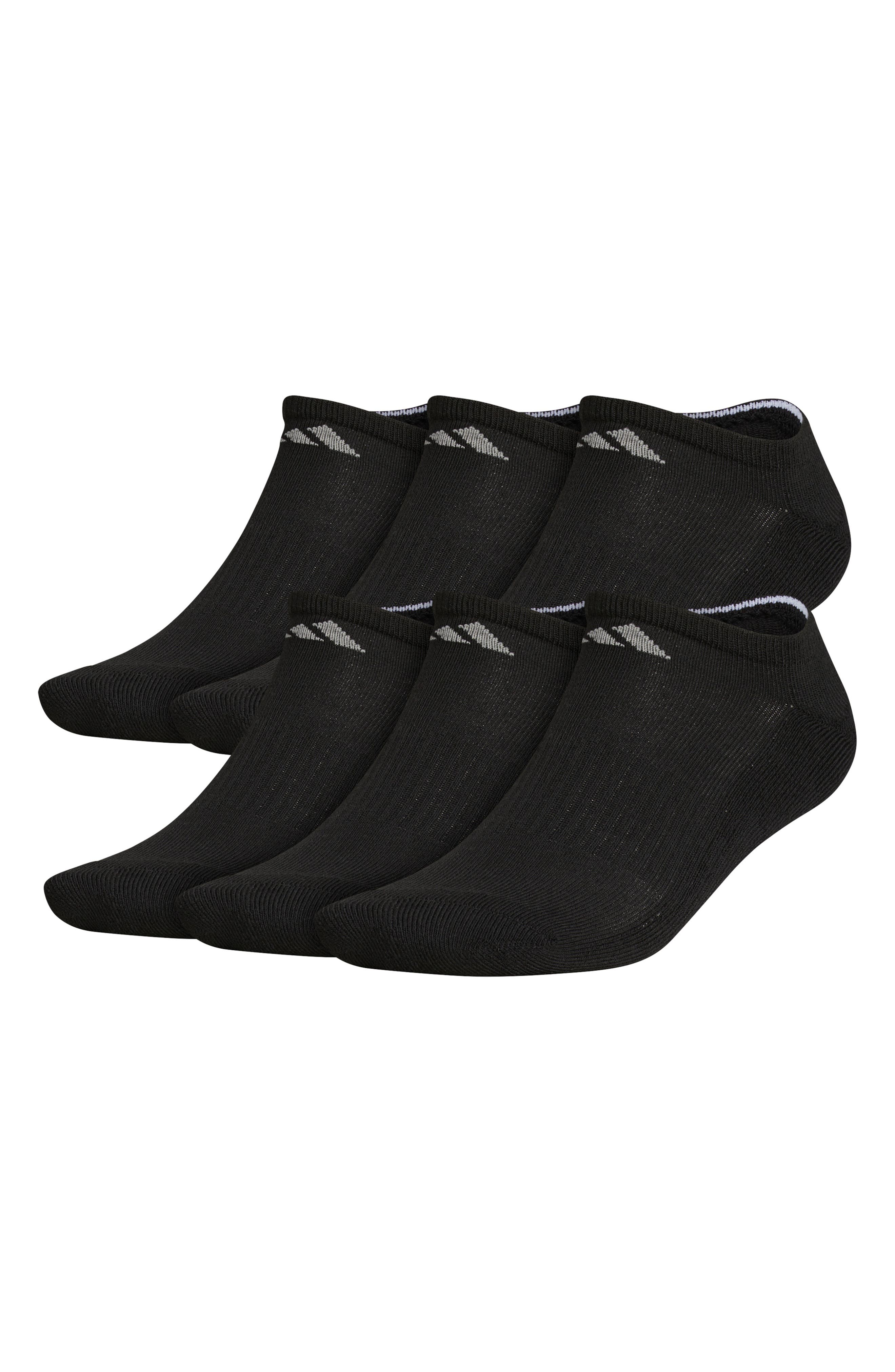 adidas 6-Pack Athletic Cushioned Ankle Socks