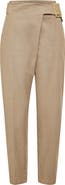 Maison Common Overlay Detail Pants With Belt