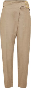Maison Common Overlay Detail Pants With Belt