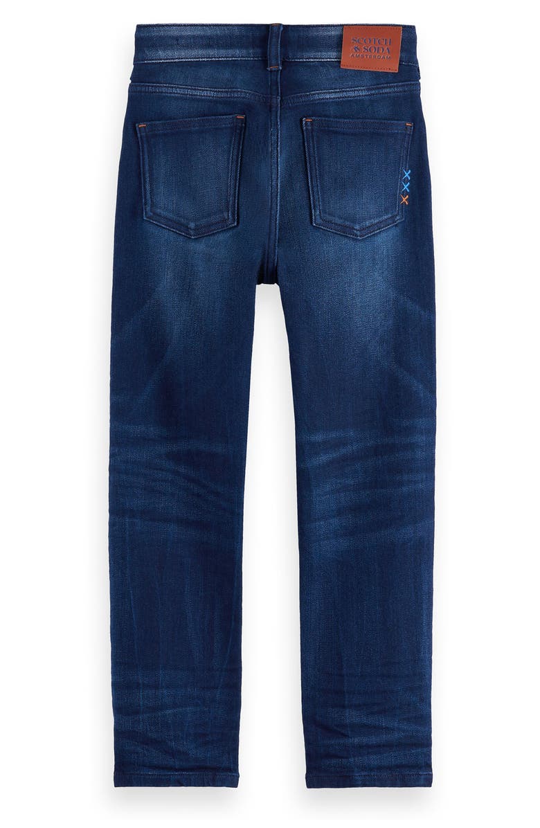 Scotch & Soda Kids' The Dean Loose Tapered Jeans, Alternate, color, Abstract Blue