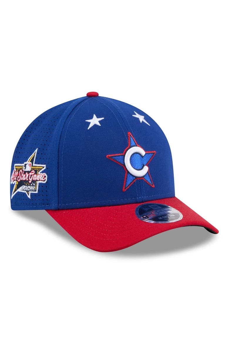 New Era Men's New Era Blue/Red  Chicago Cubs 2025 MLB All-Star Game Workout 9FORTY M-Crown Adjustable Hat, Main, color, 