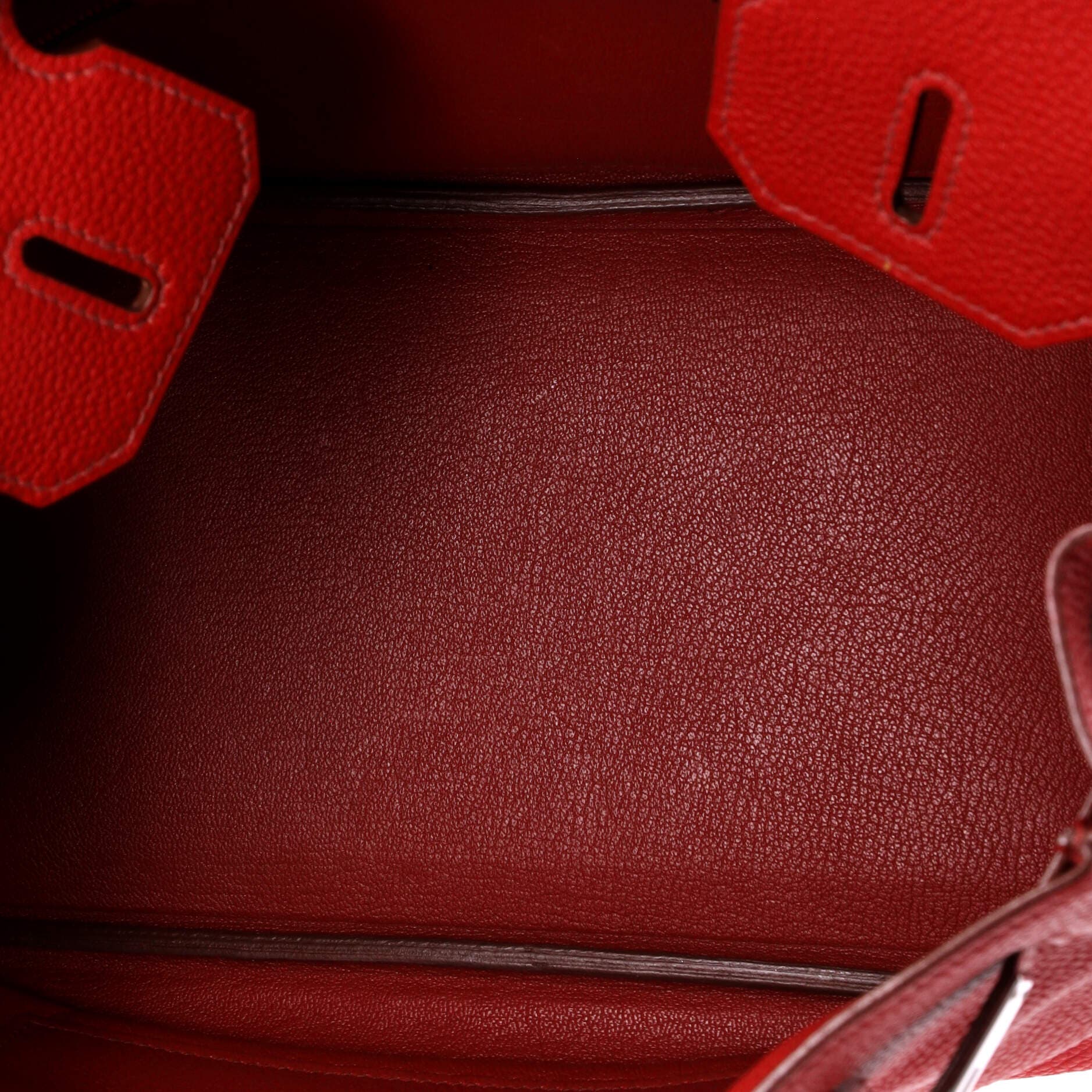 Pre-Owned Hermes Birkin Handbag Red Togo with Palladium Hardware 30, Alternate, color, Rouge Garance