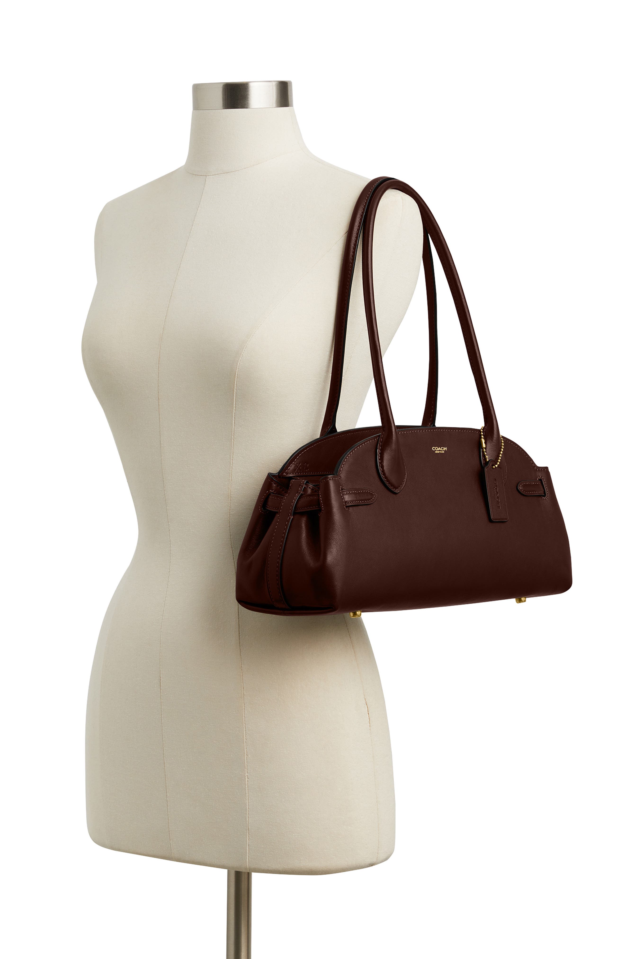 Empire 34 Leather Carryall Bag, Alternate, color, B4/MAPLE