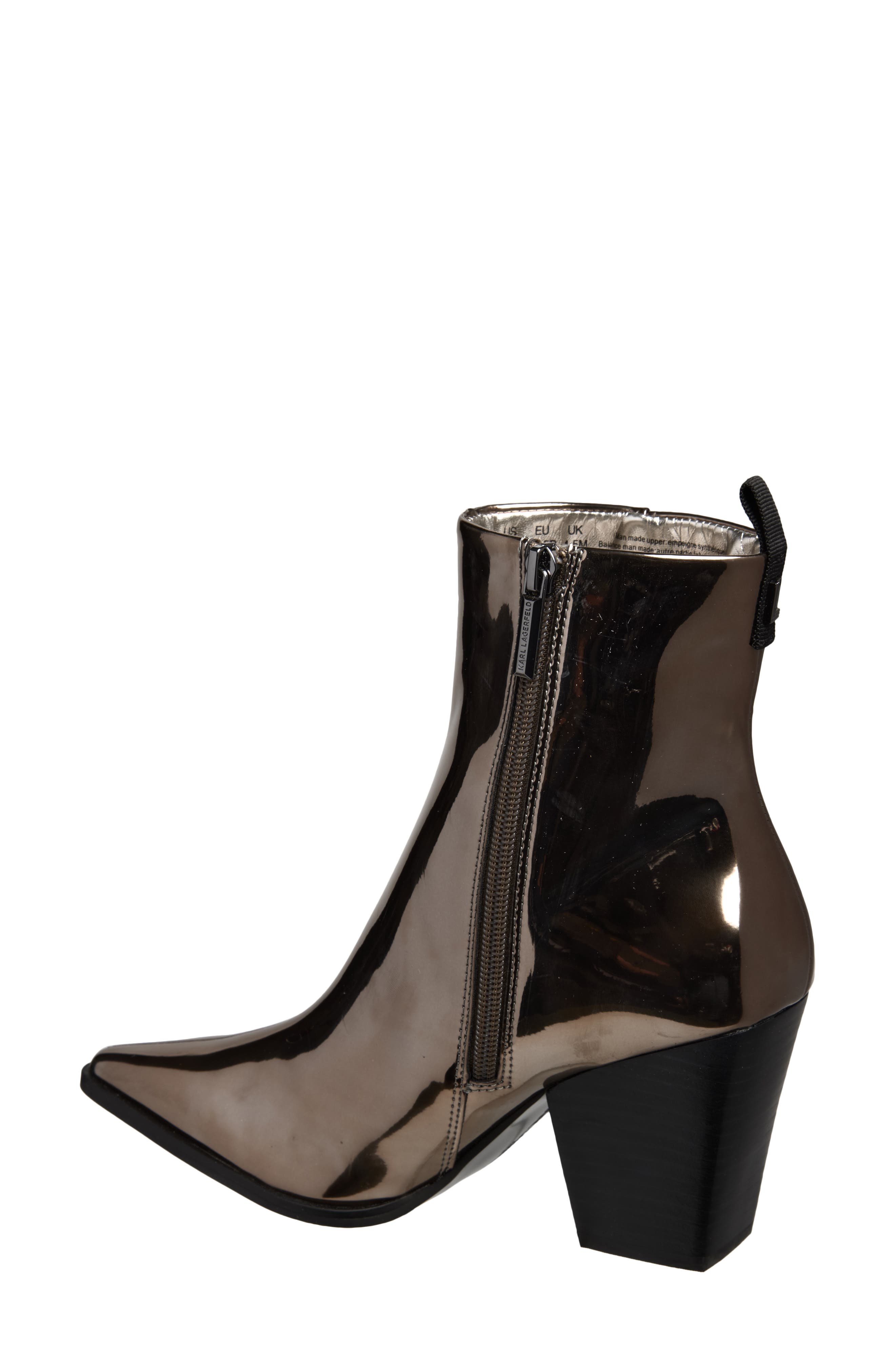Keslyn Western Bootie, Alternate, color, PEWTER