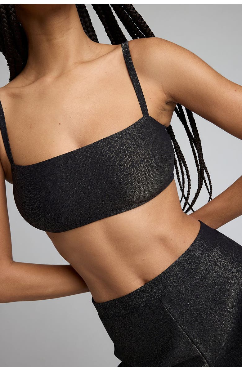 Negative Underwear Disco Bandeau Top, Main, color, Black