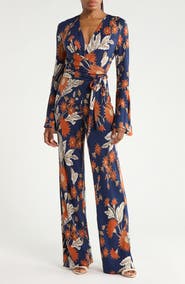 Diane von Furstenberg Helen Wrap Jumpsuit