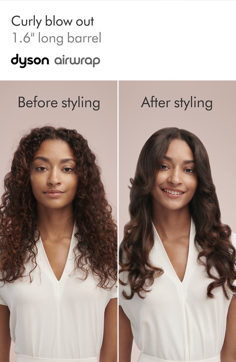 Dyson Airwrap 1.6" Long Barrel Attachment, Alternate, color, Black/ Rose