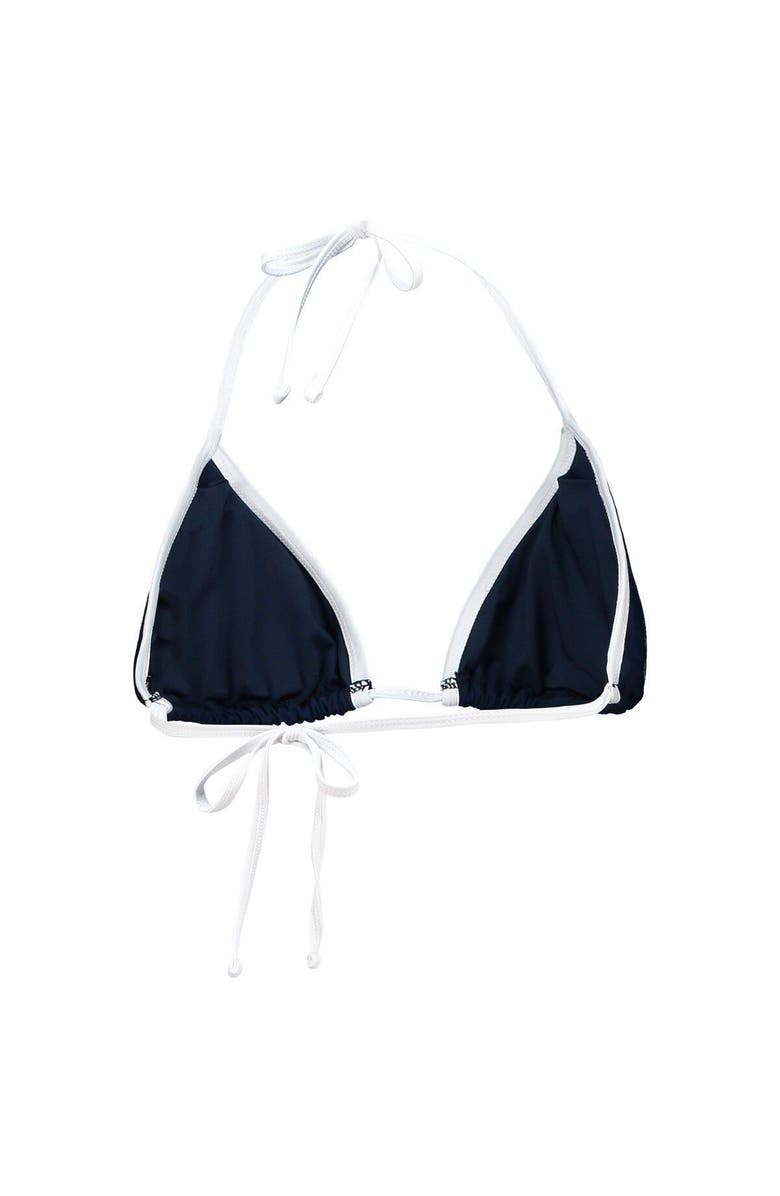 G-III 4HER BY CARL BANKS Women's G-III 4Her by Carl Banks Navy Dallas Cowboys Perfect Match Bikini Top, Alternate, color, 