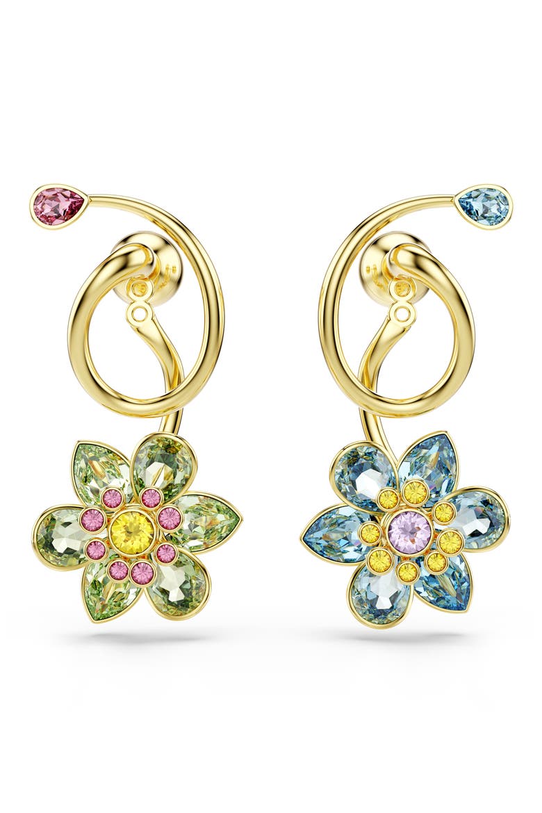 Idyllia Floral Charm Jacket Earrings video