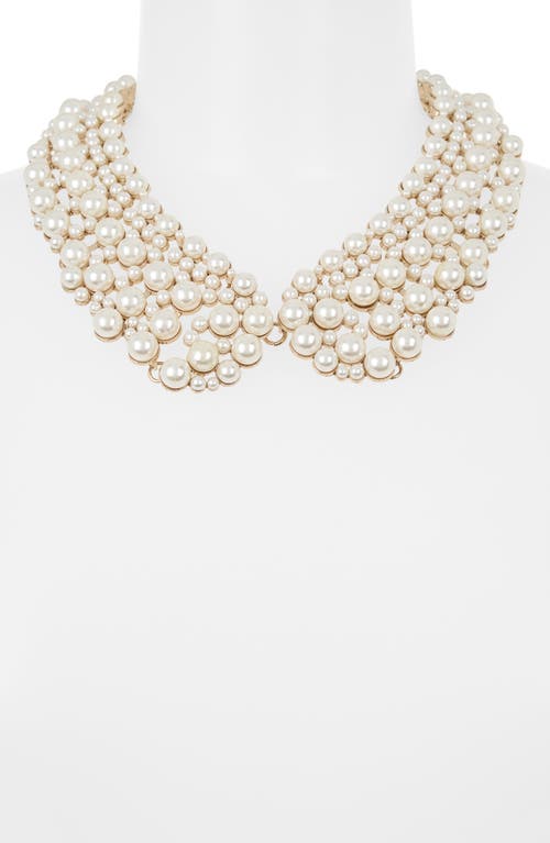Eye Candy Los Angeles Diana Iridescent Collar Necklace In Gold