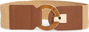 Vince Camuto Resin Buckle Stretch Woven Belt