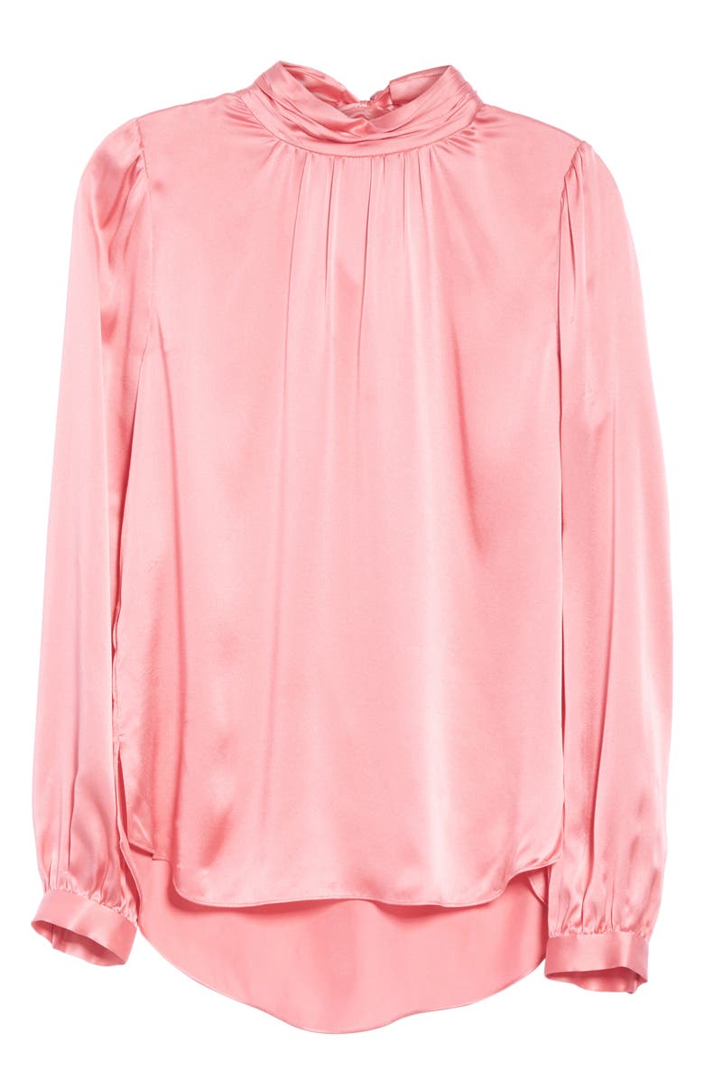 Veronica Beard Chilton Bow Back Silk Blouse, Alternate, color, 