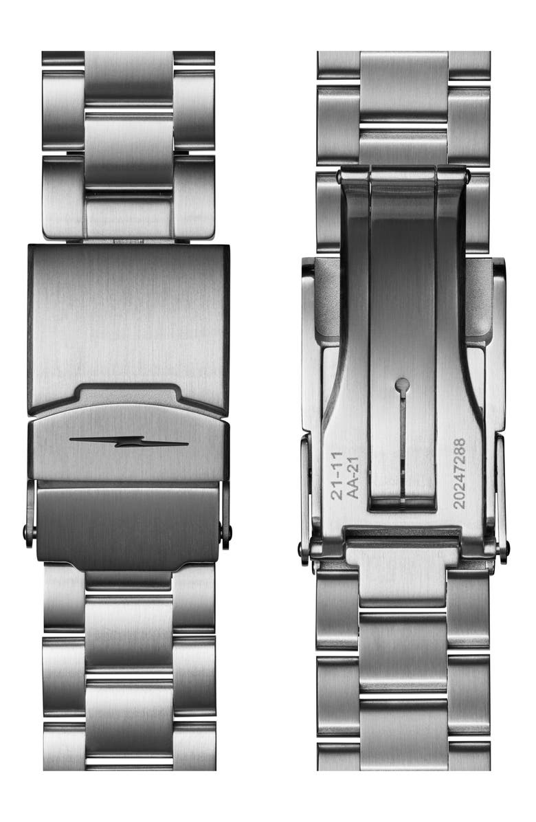 Shinola Monster GMT Automatic Watch, 40mm, Alternate, color, Whiskey Brown