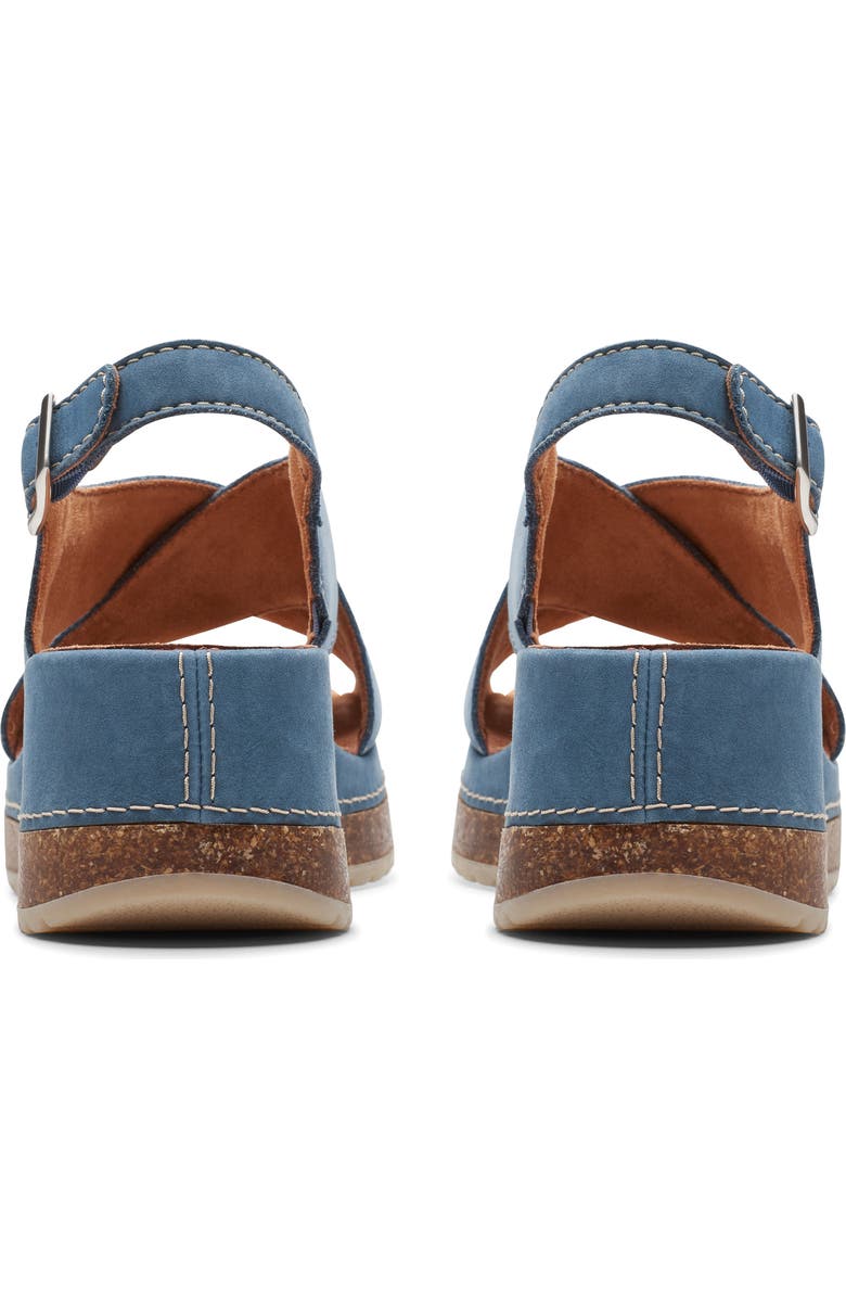 Clarks<sup>®</sup> Kassanda Step Wedge Sandal, Alternate, color,