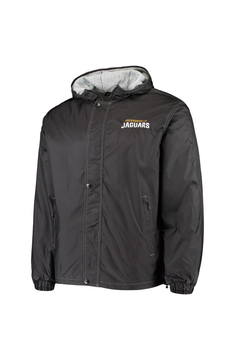 DUNBROOKE Men's Dunbrooke Black Jacksonville Jaguars Logo Legacy Stadium Full-Zip Jacket, Alternate, color,