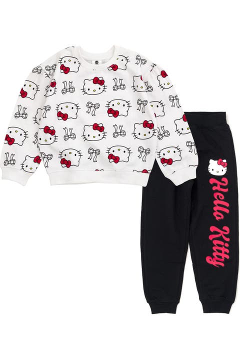 Fleece 2-Piece Sweatshirt and Pants Set