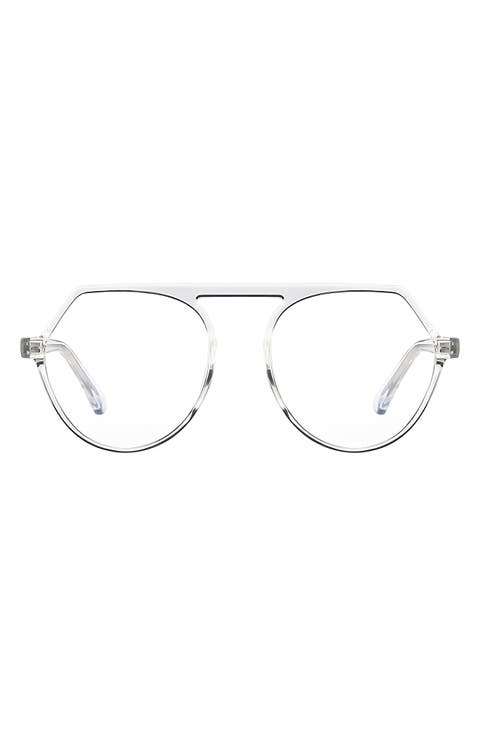Carter 53mm Round Blue Light Blocking Glasses