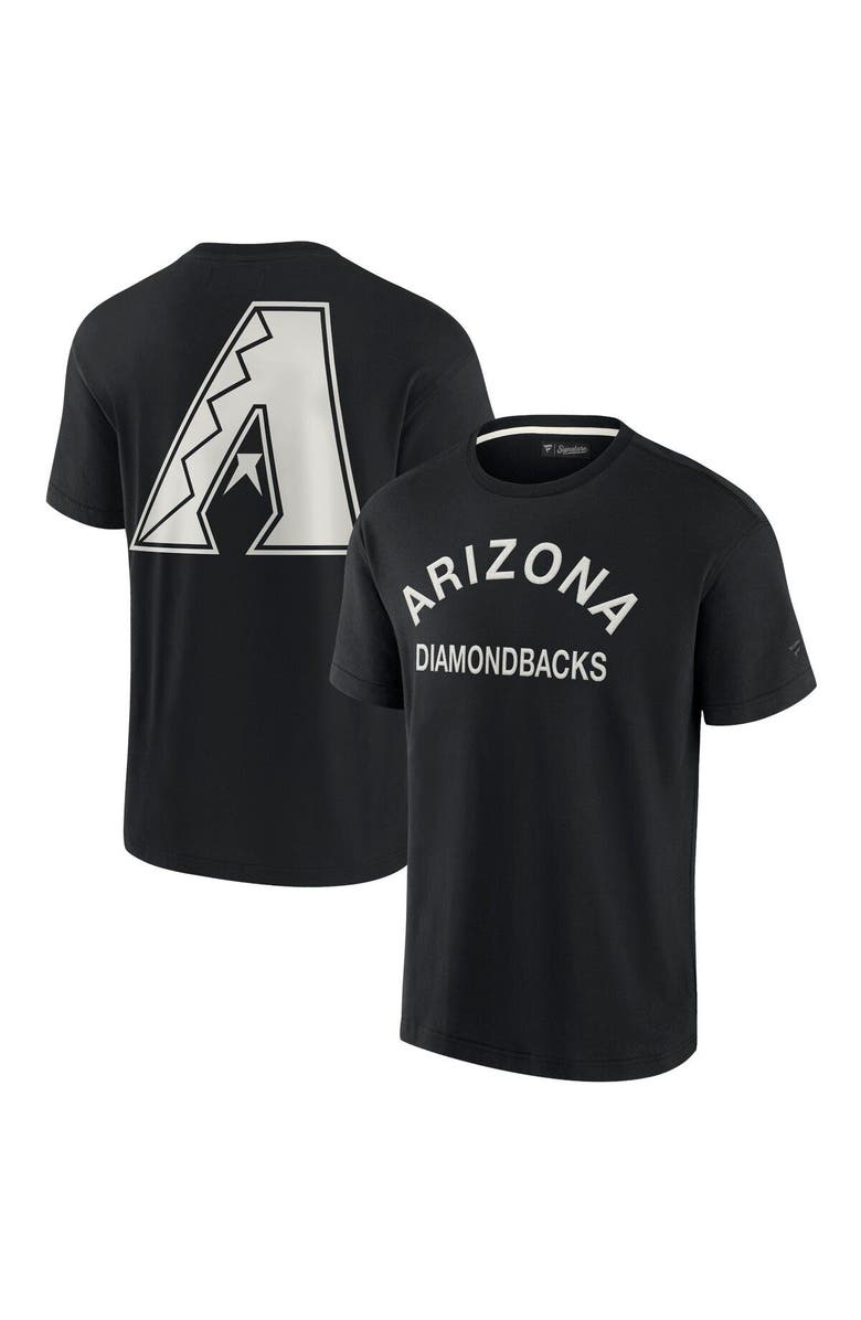 Fanatics Signature Unisex Fanatics Signature Black Arizona Diamondbacks Elements Super Soft Short Sleeve T-Shirt, Main, color,