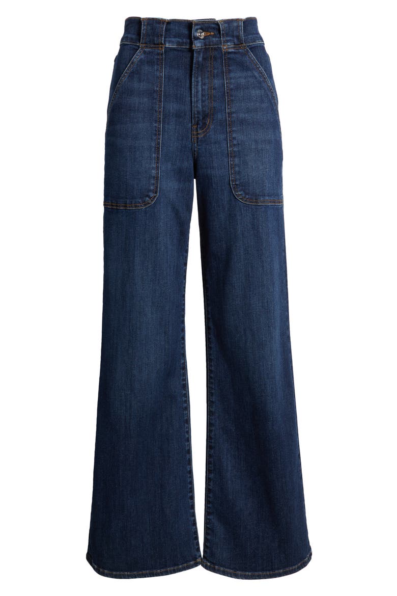 The Modern Pocket Wide Leg Jeans, Alternate, color, OBERON