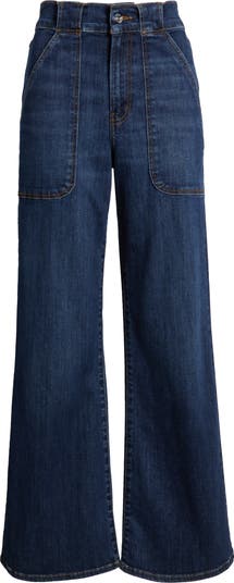 【PORTERNA】Maron Pocket Wide Jeans FRAME The Modern Pocket Wide Leg Jeans | Nordstrom