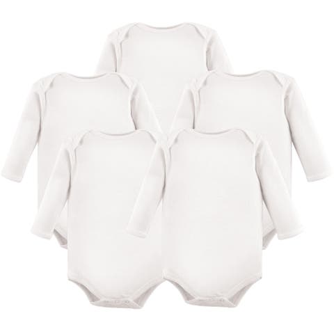 Cotton Long-Sleeve Bodysuits 5-Pack (Baby)