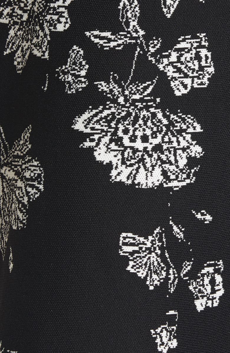 Ted Baker London Naomyy Floral Jacquard Fit & Flare Dress, Alternate, color, 