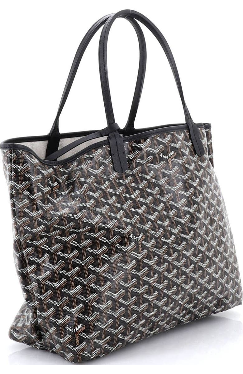 Pre-Owned Goyard Saint Louis Tote Coated Canvas PM, Alternate, color, Black