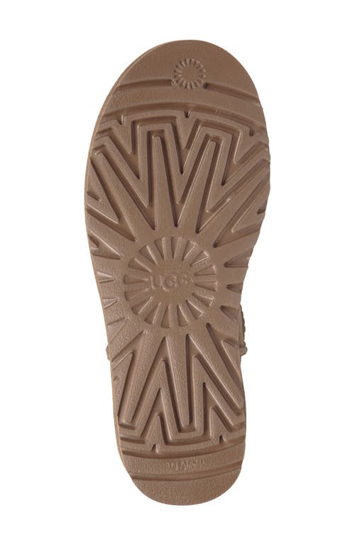 Ugg Wneumel Womens Zipper Wool Shearling Boots In Brown