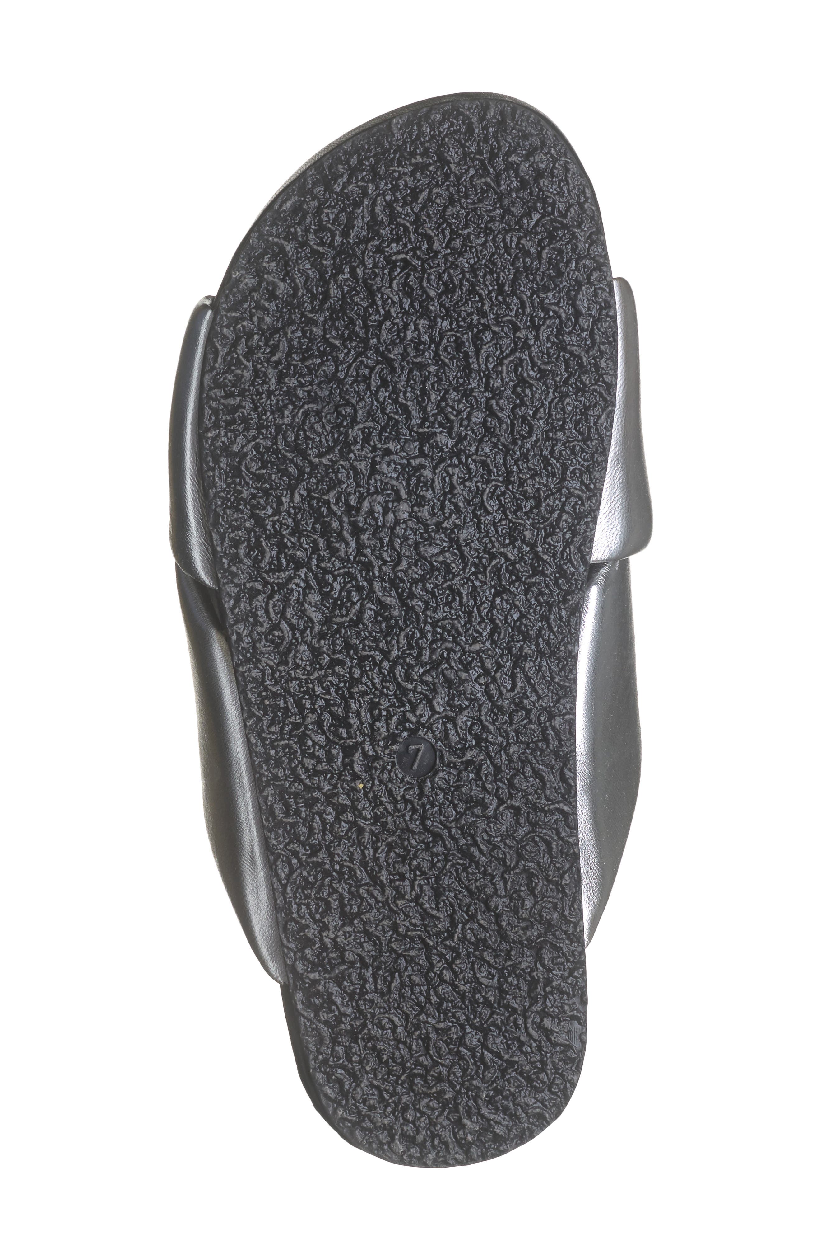 Seychelles Heartfelt Platform Slide Sandal, Alternate, color, Silver