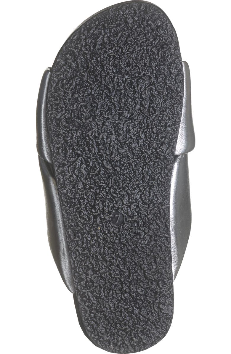 Seychelles Heartfelt Platform Slide Sandal, Alternate, color, Silver