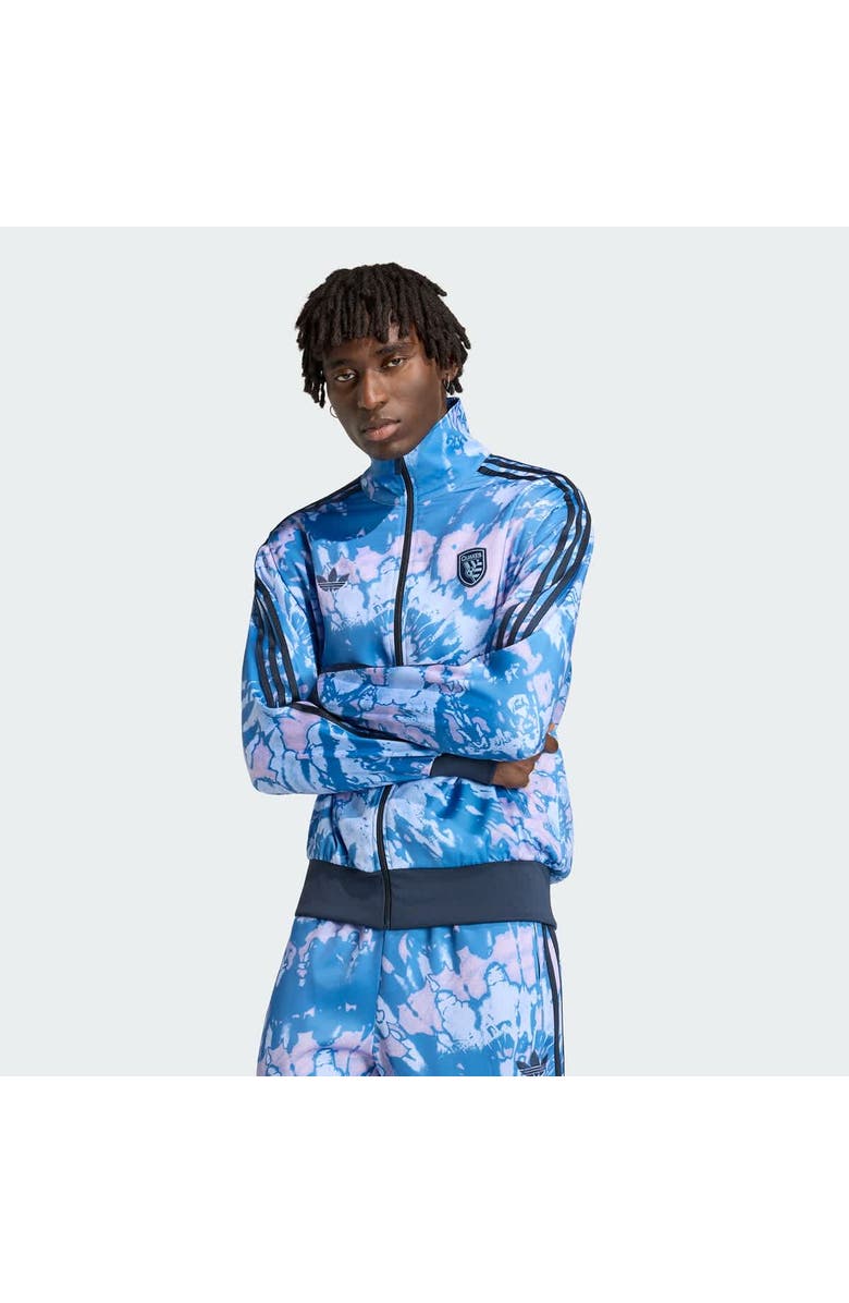 adidas Originals Men's adidas Originals Blue San Jose Earthquakes 2026 Grateful Dead Full-Zip Track Top, Main, color, Blue