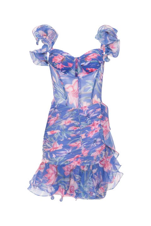 Amaryllis Flutter Mini Dress