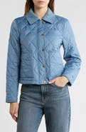 Tommy Hilfiger Snap Front Diamond Quilted Jacket