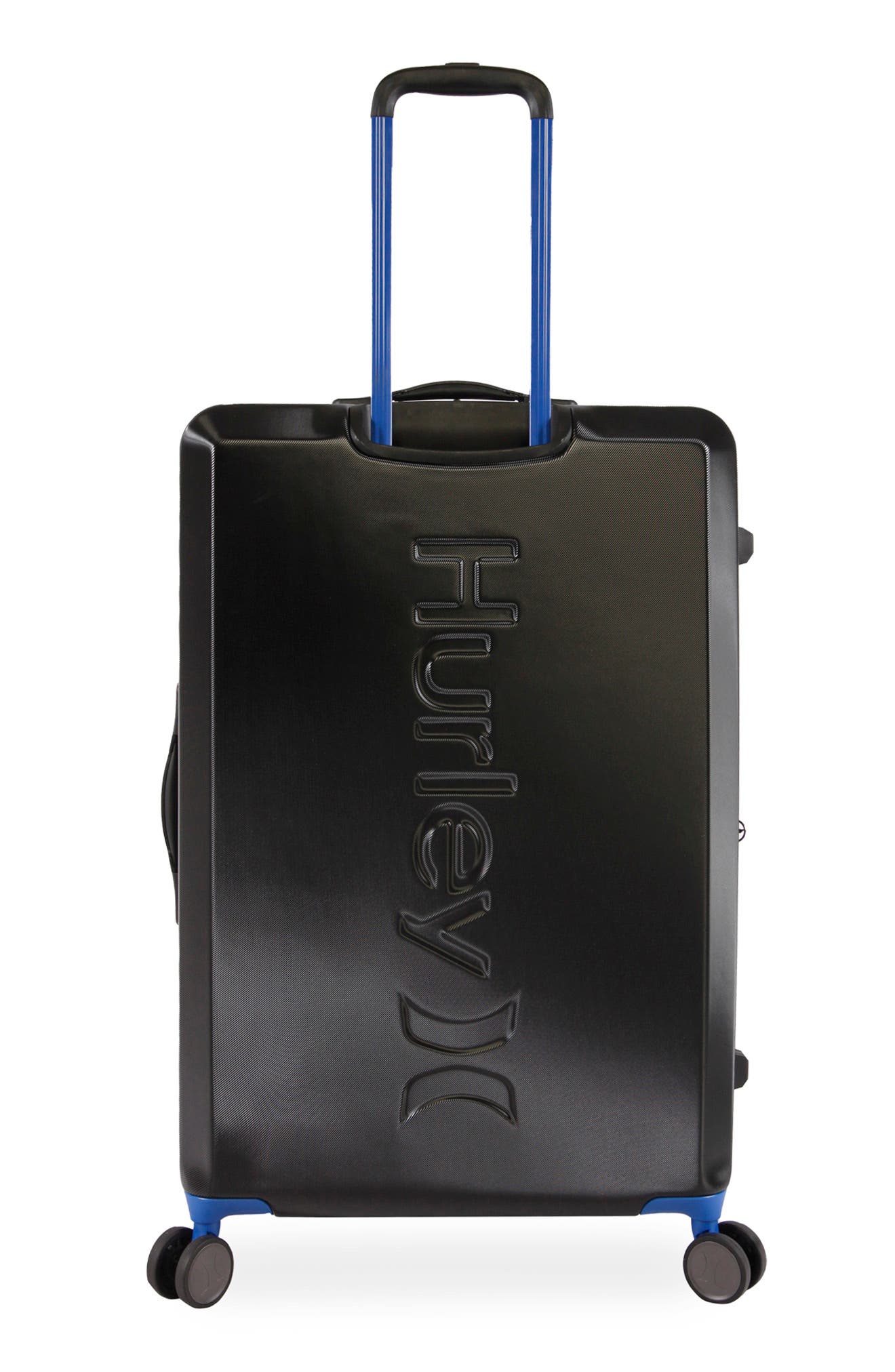Hurley Wave 29" Hardshell Spinner Suitcase, Alternate, color, Black/ Blue