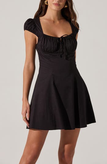 Poplin Fit & Flare Dress