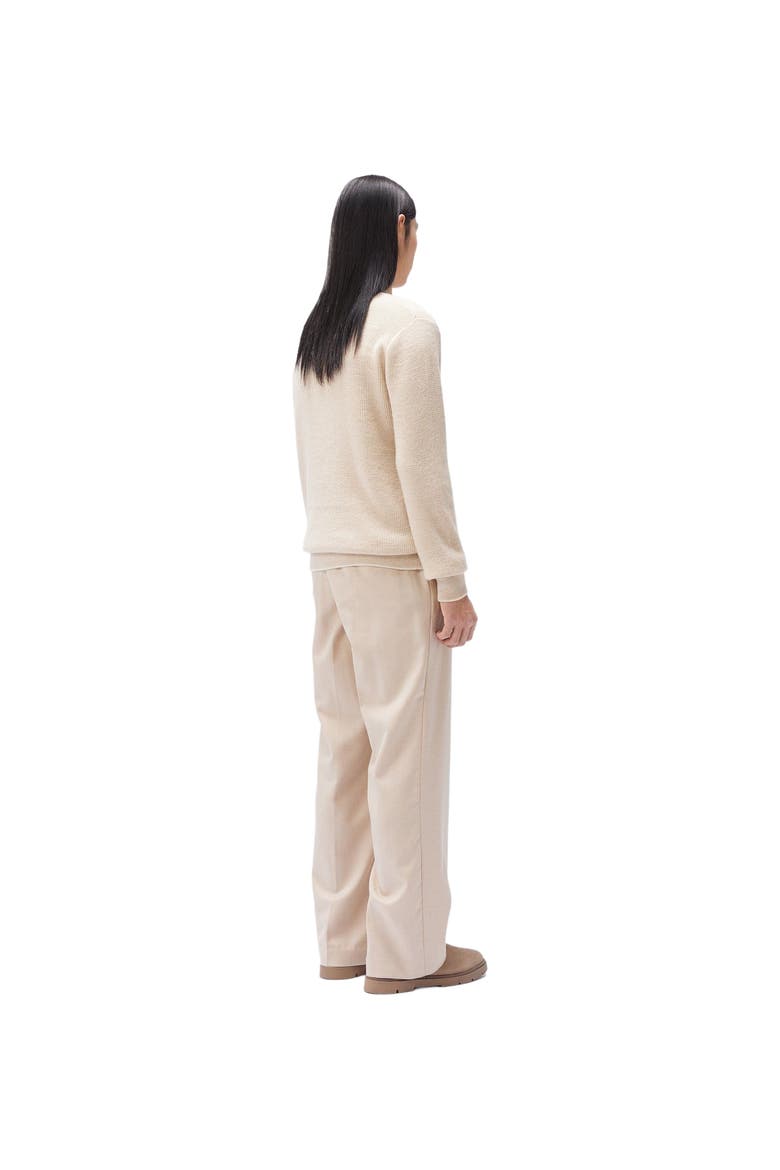 Men's Cashmere Crewneck Sweater, Alternate, color, off white