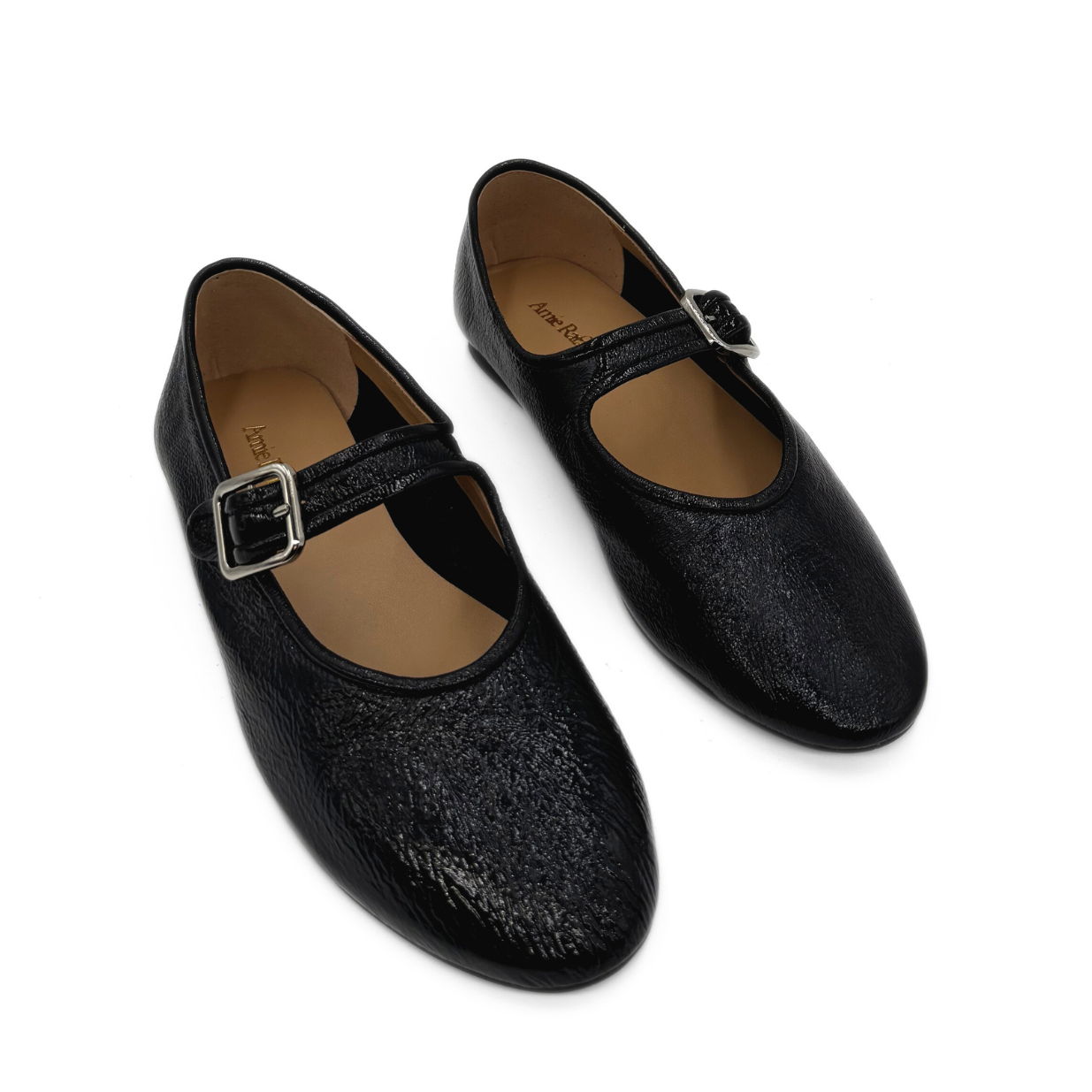 Amie Rafa Ashley Mary Jane Flats, Alternate, color, Black